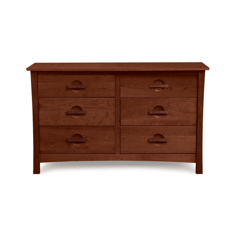 Berkeley 6 - Drawer Solid Wood Dresser, Cognac Cherry