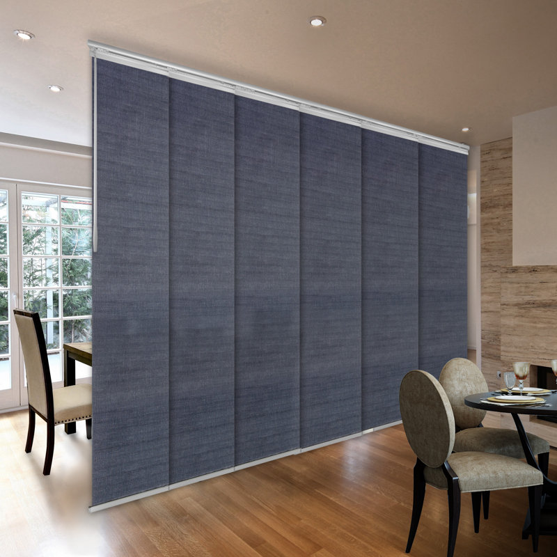 Semi Sheer Vertical Blind, White