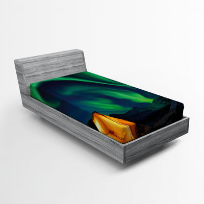 Microfiber Abstract Fitted Sheet