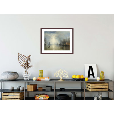 Keelmen Heaving in Coals by Moonlight by Joseph Mallord William Turner -Framed Giclee Print