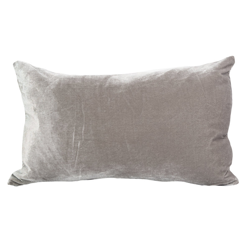 Housse et insert de coussin rectangulaire Layla, gris