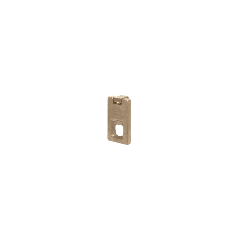 Tab Bronze 4.38 Center to Center, White Bronze Brushed