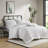 Juniper White Jersey Puffy 3-Piece King/Cal King Comforter Set-1098378765-1098378767