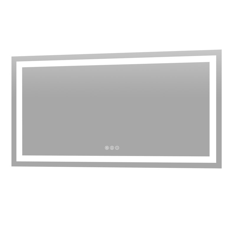 Dokes Frameless LED Vanity Wall Mirror Passed ETL, 55" x 30"