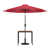 Parasol rouge est en rupture de stock