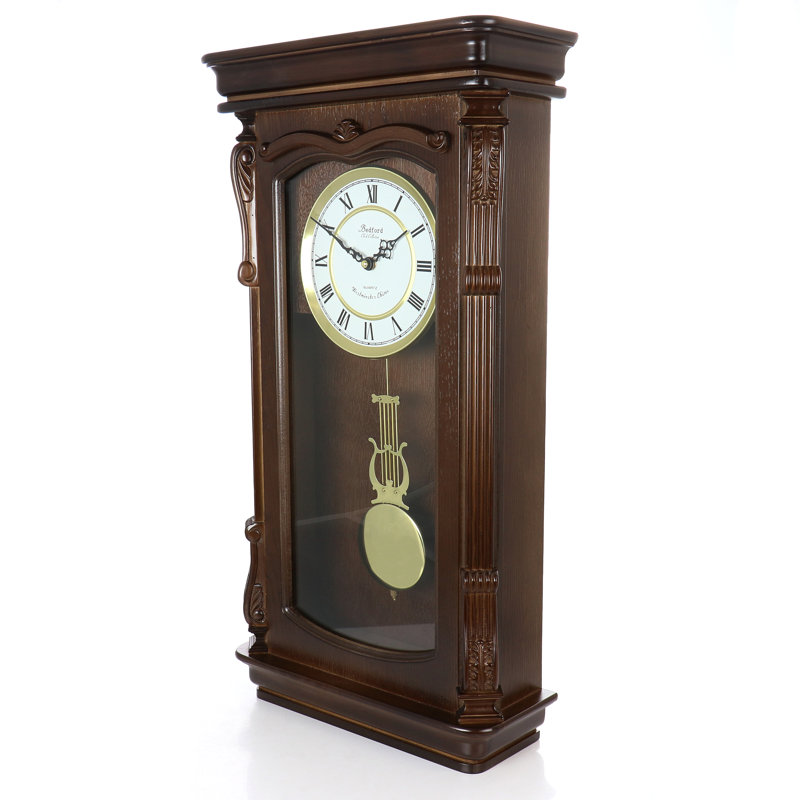 Horloge murale Roudebush, Brun foncé
