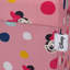 Disney Classic Minnie Mouse Foldable Ottoman Storage Box, Square Toy Chest Box with Lid for Kids, Foot Stool, Can Hold up to 30kg - Pink
