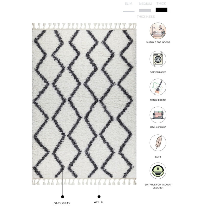 Tapis Soobin, Rectangle 4 pi x 5 pi 11 po