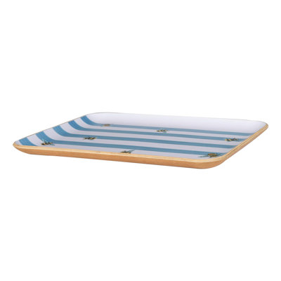 Bee Stripe Serving Tray