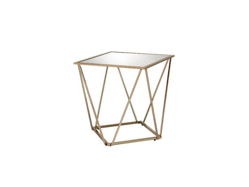 Glass Top End Table