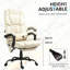 Fauteuil de bureau de luxe avec fonction de massage, inclinable et repose-pieds - Confort ultime pour la maison et le bureau-1569602190