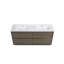 Meuble-lavabo autoportant avec lavabos doubles, tiroirs à fermeture en douceur-86948630