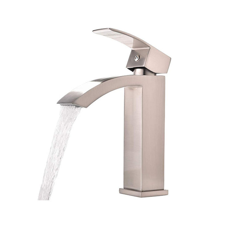 Single-Hole Bathroom Faucet, Brushed Nickel