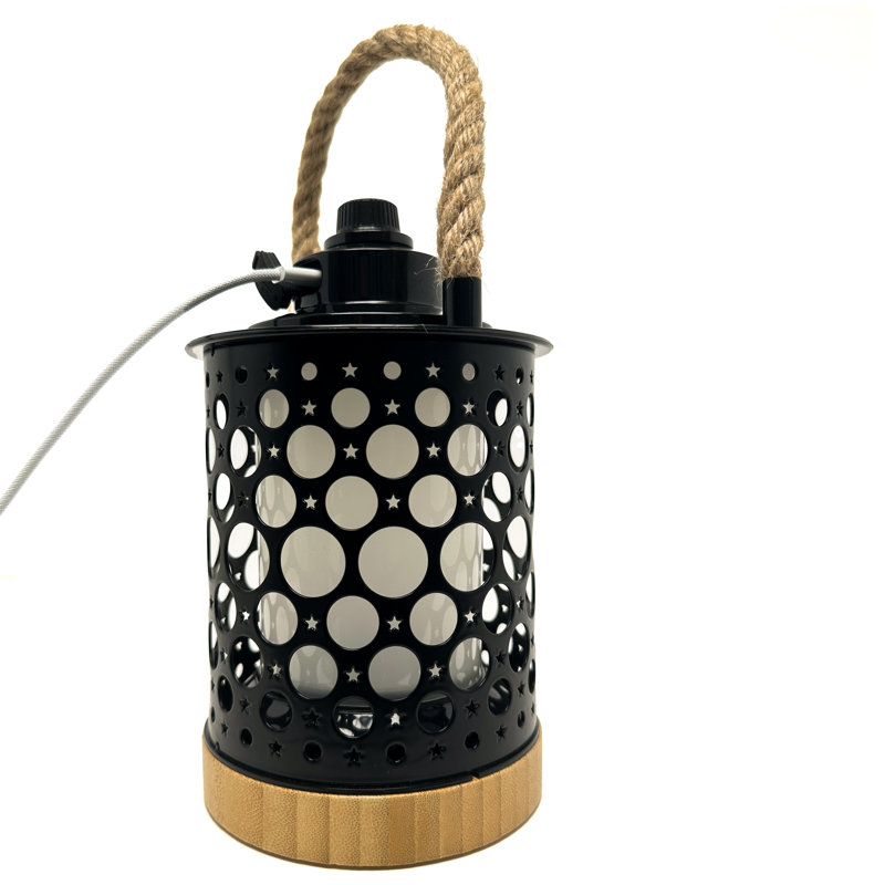 Stargaze Cordless LED Outdoor Table Lamp With Dimmer, Built-In Rechargeable Battery, 3-Level Brightness With Dual Power Source