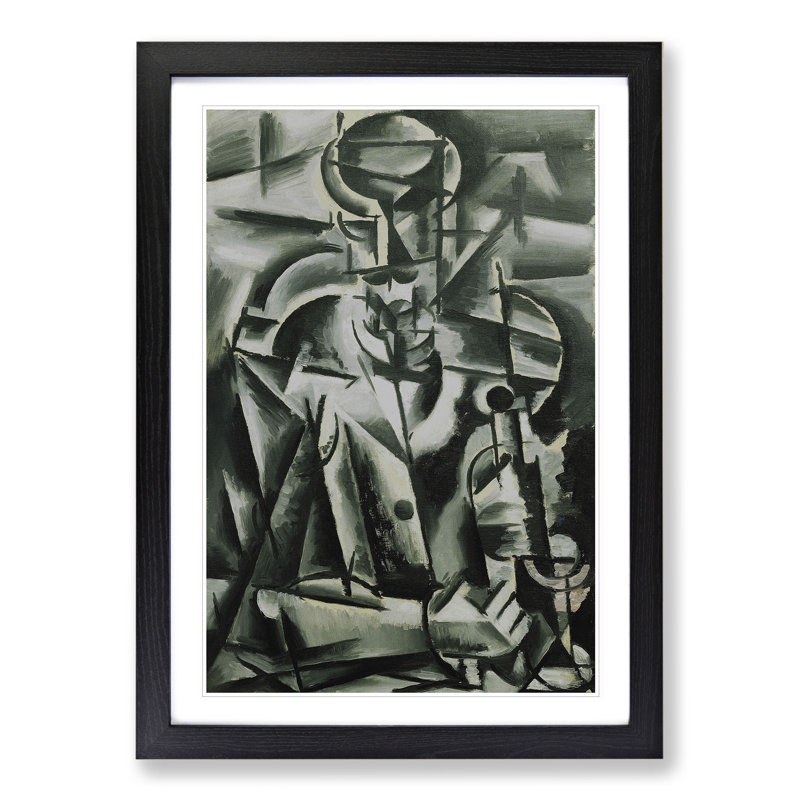 Pijak by Josef Capek - Framed Print, 36cm H x 27cm W x 2cm D, Black Framed