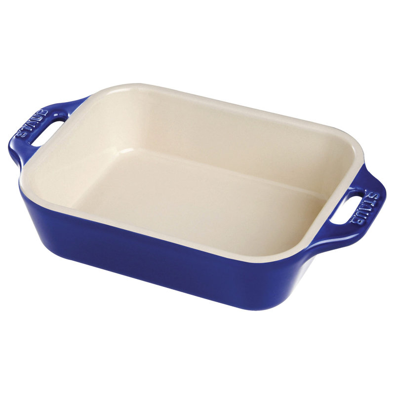 Plat de cuisson rectangulaire Staub Ceramics, Bleu très foncé