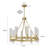 8-light Wagon Wheel Chandelier-1255712409