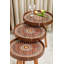 Tables gigognes en verre 3 pieds