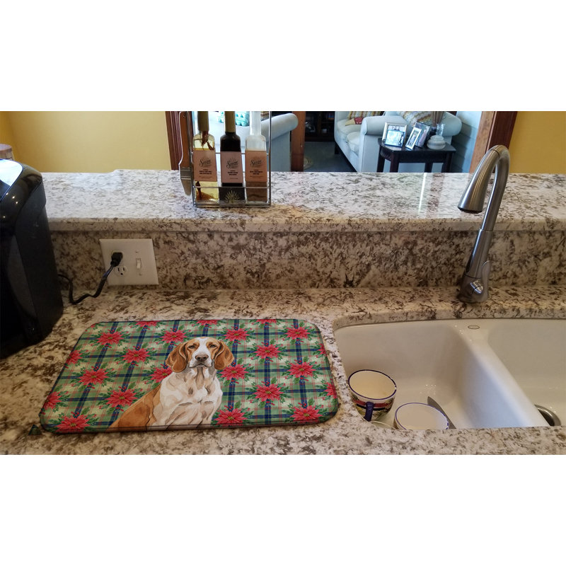 Tapis à vaisselle Braco Italiano Christmas PoinsettIas