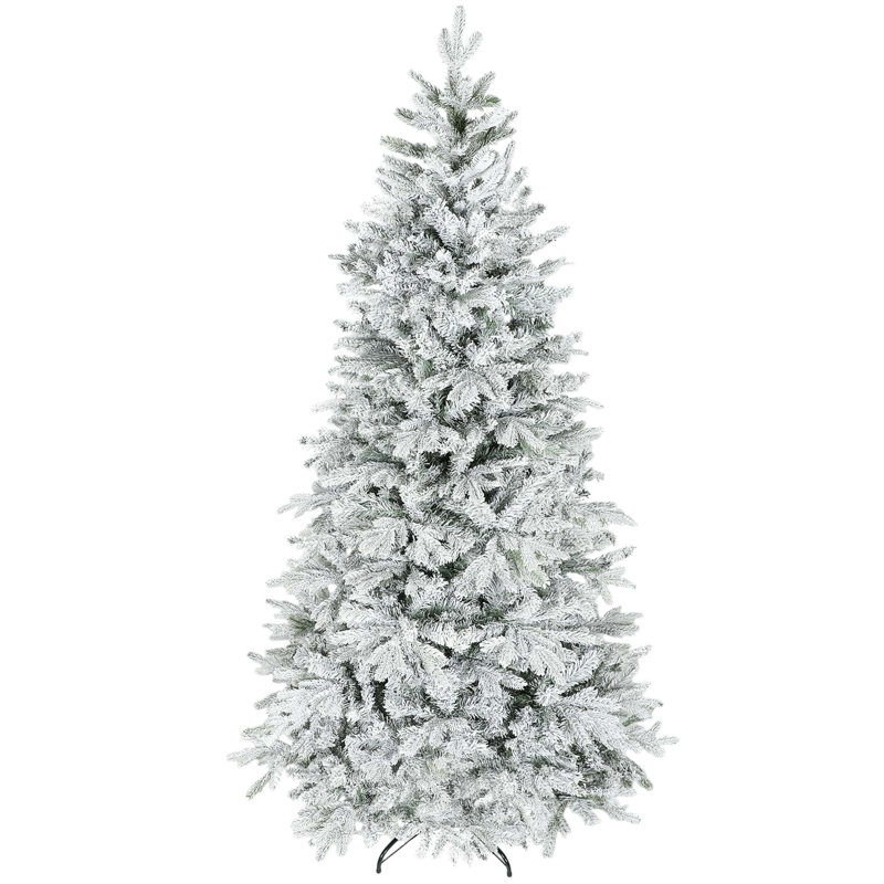 Arbre de Noël artificiel givré 7,5 pi