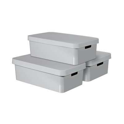Set Of 3 Infinity Boxes With Lids