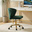 Chaise de travail ergonomique avec dossier capitonné Alice-1573405144