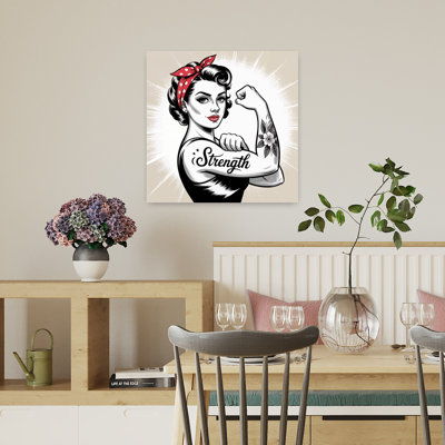 Contemporary Art Retro Vintage Abstract Art