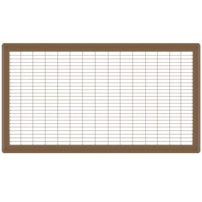 Brown Heavy Gauge Floor Grill