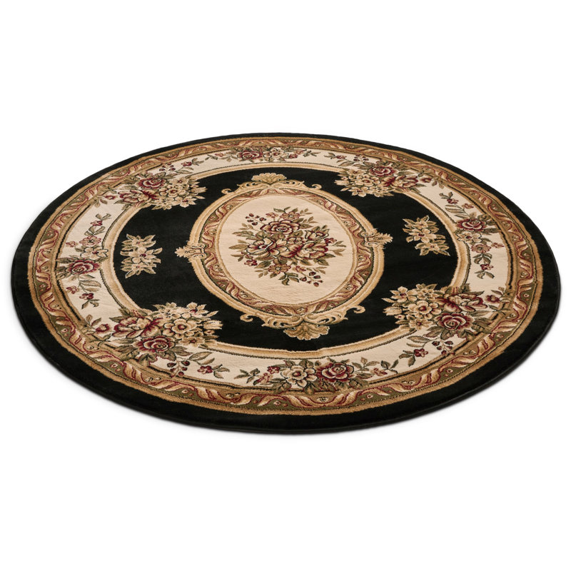 Pickett Oriental Rug, Round 5'3"