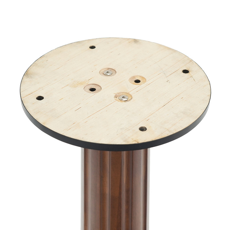 Table de salle à manger pour 2 personnes avec plateau en verre trempé et pieds en bois à finition dorée, capacité de 150 lb, support à garniture moderne d'aspect teinté, convenant à un décor contemporain
