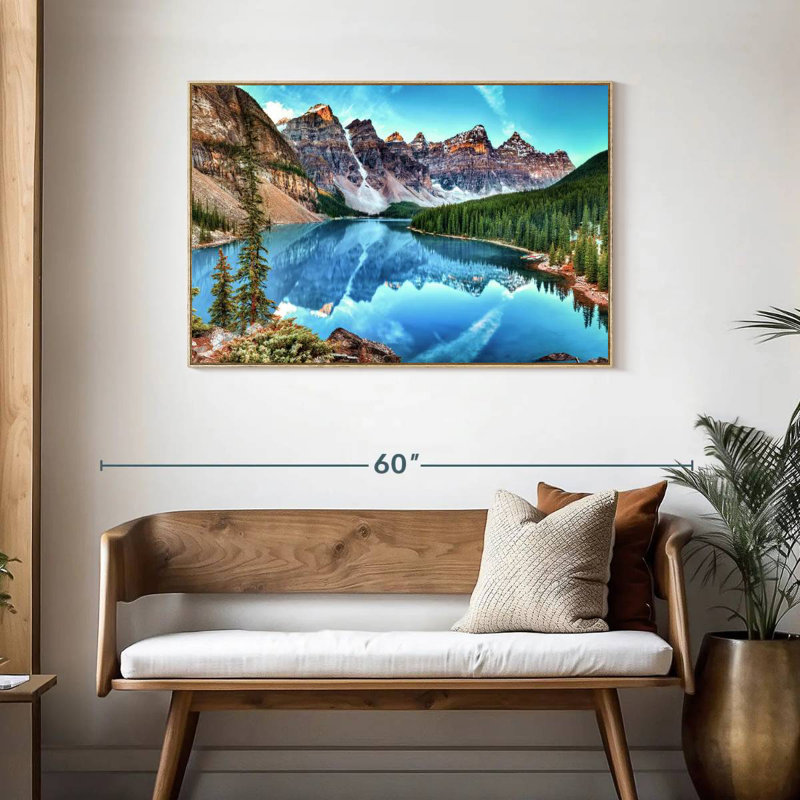 Parc national, Cadre flottant en bois naturel, 43 po x 29 po