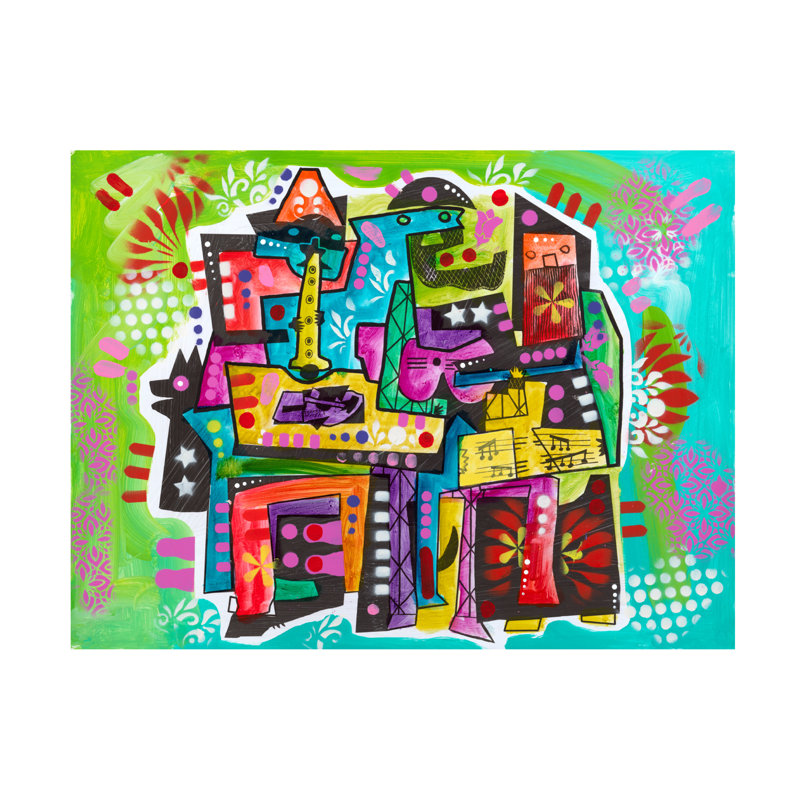 Œuvre d'art sur toile, H 14 po x l 19 po