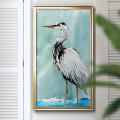 " Delray Crane II " Painting Print