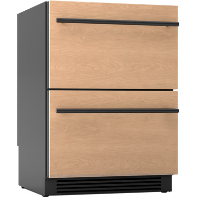 Zephyr Presrv 24" Built-In Dual Zone Panel Ready Refrigerator Freezer Drawers