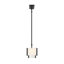 Luminaire en cachemire noir à 8 lumières Orléans Bronson-1535134305