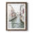 Papier, cadre noyer
