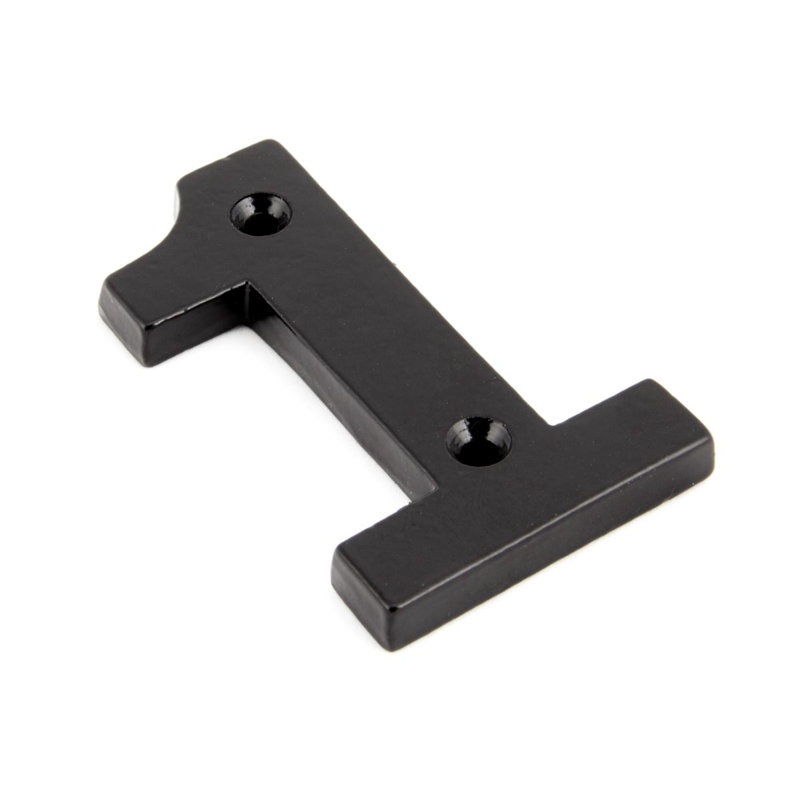 7.8cm H Metal House Number, Black, 1