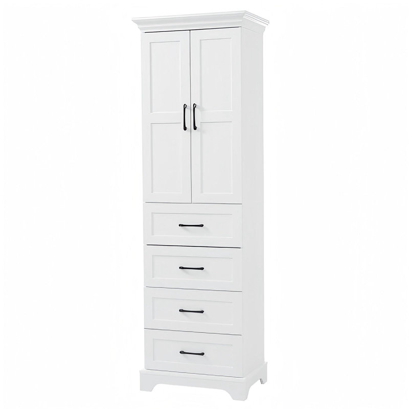 Armoire de salle de bain à 2 portes avec 3 tiroirs