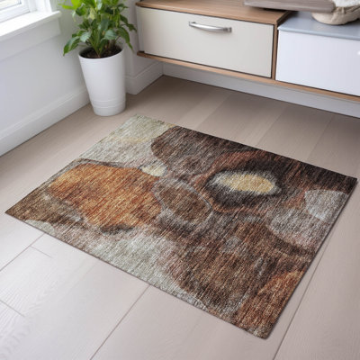 Premium Machine Washable Lyndhurst AMF1177 Modern Rug
