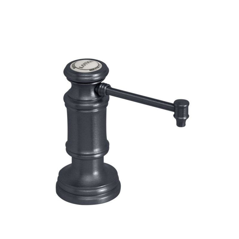 Traditional Soap/Lotion Dispenser - Straight Spout, Matte Black