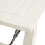 Banc de salle à manger en bois massif avec support de traverse en métal, aspect blanchi, sièges 3, banc de lavage blanc d'une capacité de 400 lb, composants pour-1827490263
