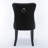 20" H Velvet Upholstered Oak Parsons Chair-1427193251