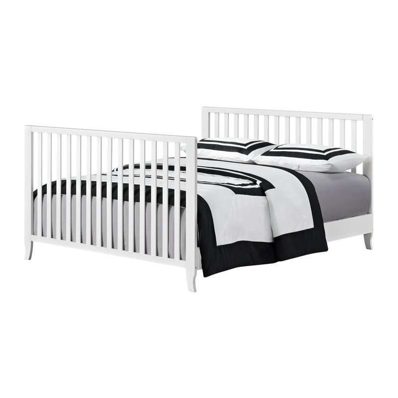 Arlie 4 In 1 Convertible Crib, White