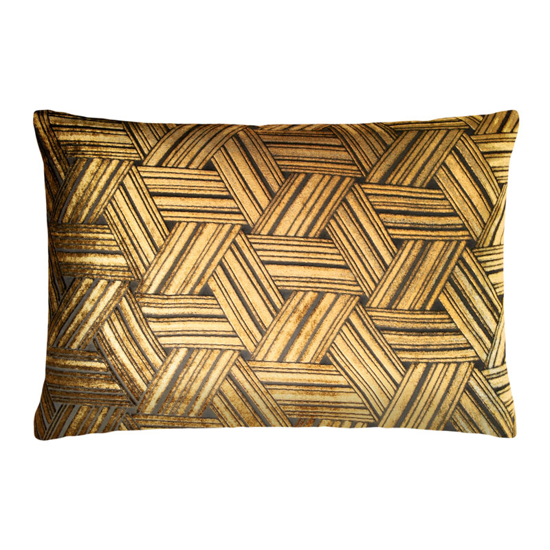 Entwined Lumbar Pillow Cover & Insert, Copper Ivy, 14" x 20"