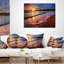 Oreiller écumant «Waves at Beautiful Sunset - Sea & Shore»-29599087-29599091