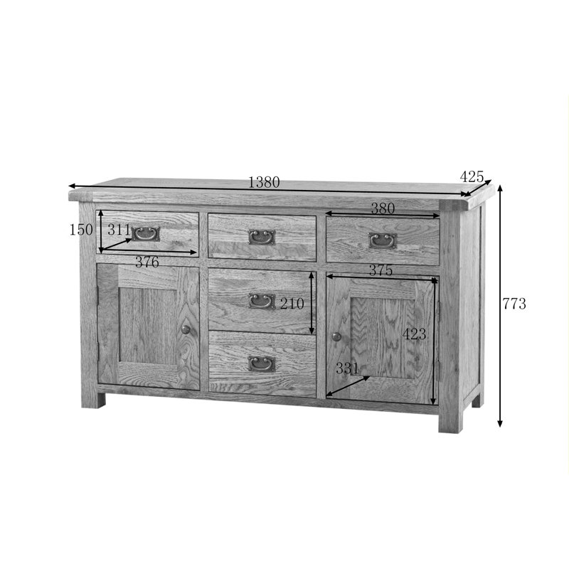 138cm Sideboard