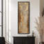 «Golden Moonlit Forest Landscape in Warm Earth Tones», reproduction d'art sur toile encadrée-1490038373-1490038374
