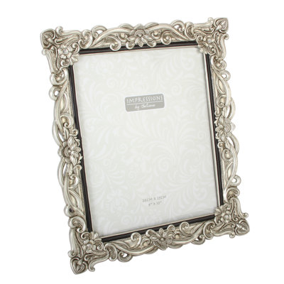 Tolbert Silver Ceramic Single Picture Frame