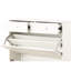 Meuble de rangement polyvalent pour chaussures avec 2 tiroirs - Organisateur moderne blanc