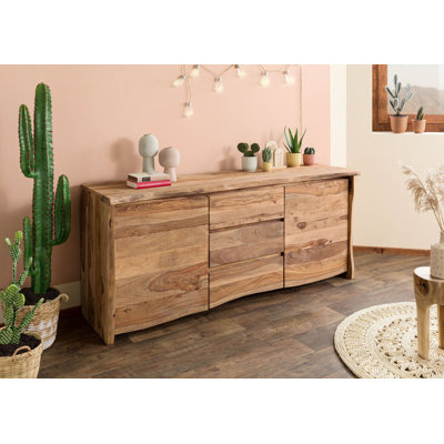 185cm Solid Wood Sideboard